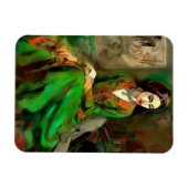 Schoonheid in het groen magneet (Horizontaal)