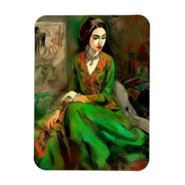 Schoonheid in het groen magneet