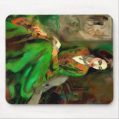 Schoonheid in het groen muismat (Voorkant)