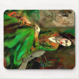 Schoonheid in het groen muismat