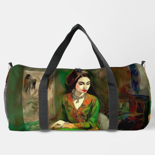 Schoonheid in het groen plunjezak (Achterkant)