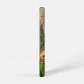 Schoonheid in het groen samsung galaxy hoesje (Rechterkant)