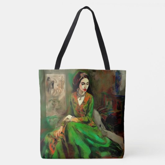 Schoonheid in het groen tote bag (Voorkant)