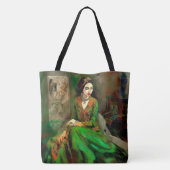 Schoonheid in het groen tote bag (Achterkant)