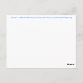 Schoonheid in het leven Rond regenboogBriefkaart Briefkaart (Achterkant)