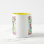 Schoonheid in het leven Ronde regenboog Mok (Midden)