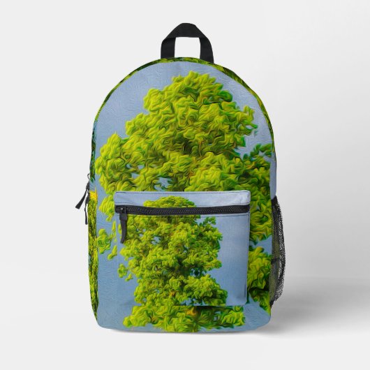 Schoonheid in het Storm Bedrukte Rugzak (Voorkant)