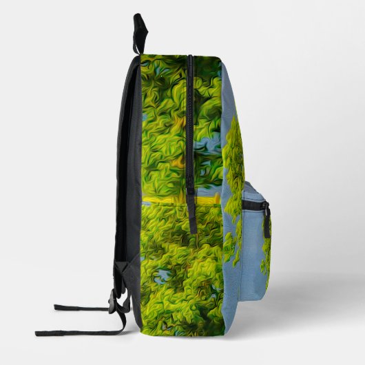 Schoonheid in het Storm Bedrukte Rugzak (Links)