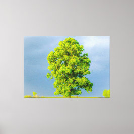 Schoonheid in het Storm Canvas Afdruk