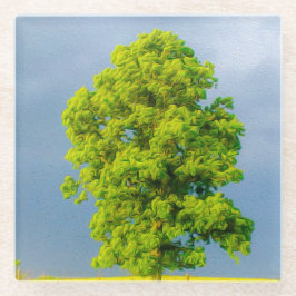 Schoonheid in het Storm Glazen Onderzetter