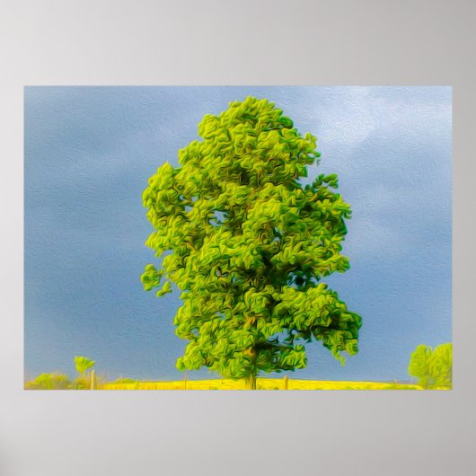 Schoonheid in het Storm Poster (Voorkant)