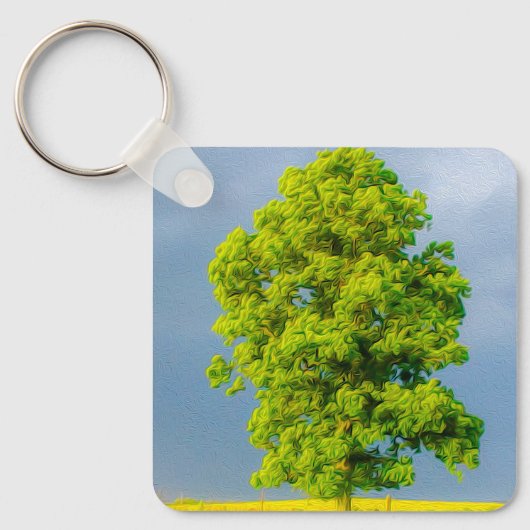 Schoonheid in het Storm Sleutelhanger (Voorkant)