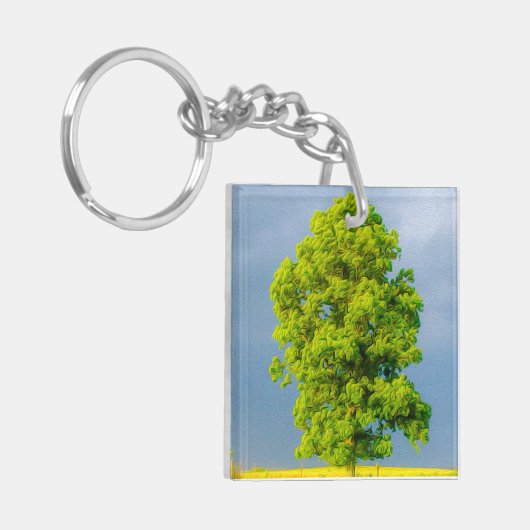 Schoonheid in het Storm Sleutelhanger (Voorkant Links)