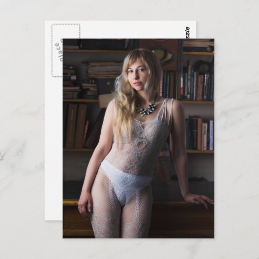 Schoonheid in het Wit! Briefkaart (Voorkant / Achterkant)