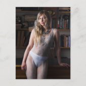 Schoonheid in het Wit! Briefkaart (Voorkant)