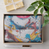 Schoonheid in kleur Splash1 Tissuepapier (Geschenk)