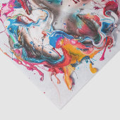 Schoonheid in kleur Splash2 Tissuepapier (Detail)