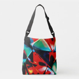 Schoonheid in Kleurchaos Crossbody Tas