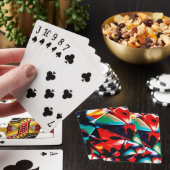 Schoonheid in Kleurchaos Pokerkaarten (Insitu)