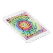 Schoonheid in leven Rainbow Cancer Poem Art Magnet Magneet (Rechterzijde)