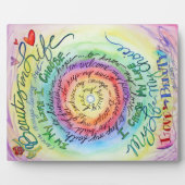 Schoonheid in Life Angel Kunst Schilderen Gift Pla Fotoplaat (Voorkant)