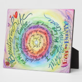 Schoonheid in Life Angel Kunst Schilderen Gift Pla Fotoplaat (Zijkant)