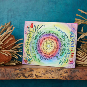 Schoonheid in Life Angel Kunst Schilderen Gift Pla Fotoplaat