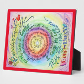 Schoonheid in Life Angel Kunst Schilderen Gift Pla Fotoplaat (Zijkant)