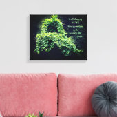 Schoonheid in Natuur wijnen Inspirerend citaat Canvas Afdruk (Insitu (Woonkamer))