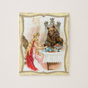 Schoonheid in Roze en de Beest Legpuzzel