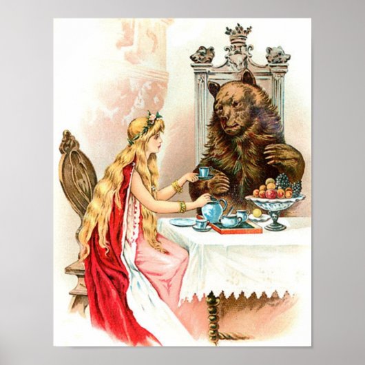 Schoonheid in Roze en het Beest Poster (Voorkant)