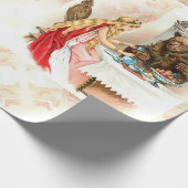 Schoonheid in roze en in het beestomppapier cadeaupapier (Hoek)