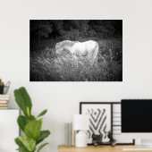 Schoonheid in zwart-wit poster (Thuiskantoor)