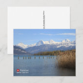 Schoonheid in Zwitserland Briefkaart (Voorkant / Achterkant)