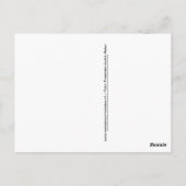 Schoonheid in Zwitserland Briefkaart (Achterkant)