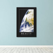 Schoonheid: Inspirerend prijsopgave 1 Canvas Afdruk (Insitu (Houten vloer))