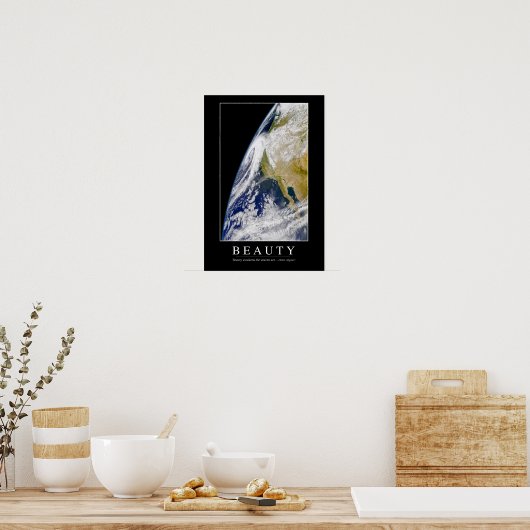 Schoonheid: Inspirerend prijsopgave 1 Poster (Keuken)