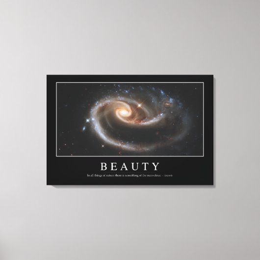 Schoonheid: Inspirerend prijsopgave 3 Canvas Afdruk (Voorkant)