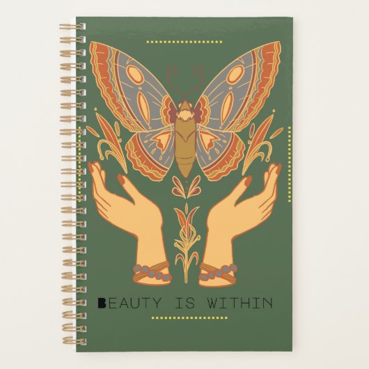 Schoonheid is binnen Planner (Voorkant)