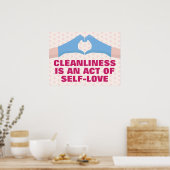 Schoonheid is een daad van zelfliefde poster (Keuken)