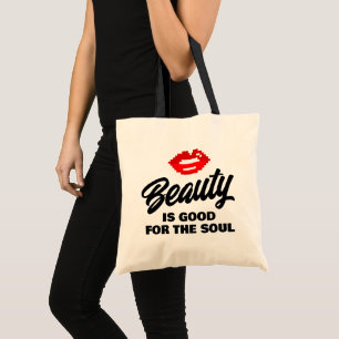 Schoonheid is goed voor de soul cool canvas canvas tote bag