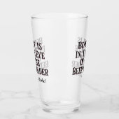 Schoonheid is in het oog van de bierhouder - Alcoh Glas (Links)