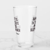 Schoonheid is in het oog van de bierhouder - Alcoh Glas (Rechts)