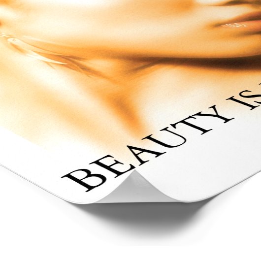 Schoonheid is in het oog van de houder... poster (Hoek)