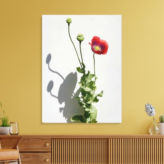 Schoonheid is ook het Beest. Canvas Afdruk (Insitu (Woonkamer))