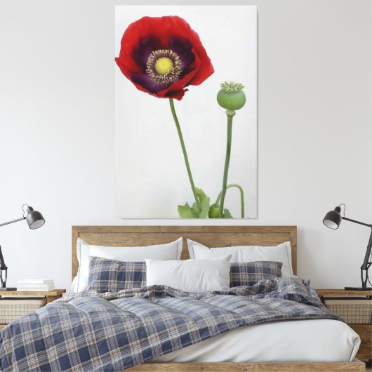 Schoonheid is ook het Beest Canvas Afdruk (Insitu (Slaapkamer))