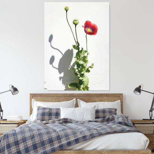 Schoonheid is ook het Beest. Canvas Afdruk (Insitu (Slaapkamer))