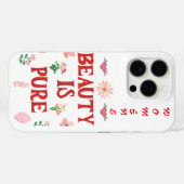 Schoonheid is pure iPhone-hoesje Case-Mate iPhone Case (Achterkant (horizontaal))