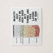 Schoonheid kan diep van de huid zijn, maar vijf la legpuzzel (Verticaal)