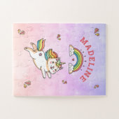 Schoonheid Kawaii Kat Naam Legpuzzel (Horizontaal)